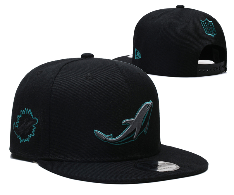 NFL 2025 Miami Dolphins black hat 001YS